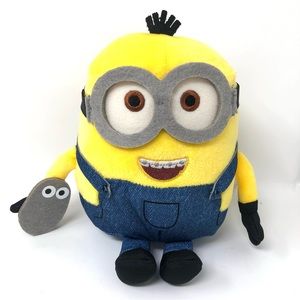Minions and the Rise of Gru Small Plush - Otto With Pet Rock 6” NWOT